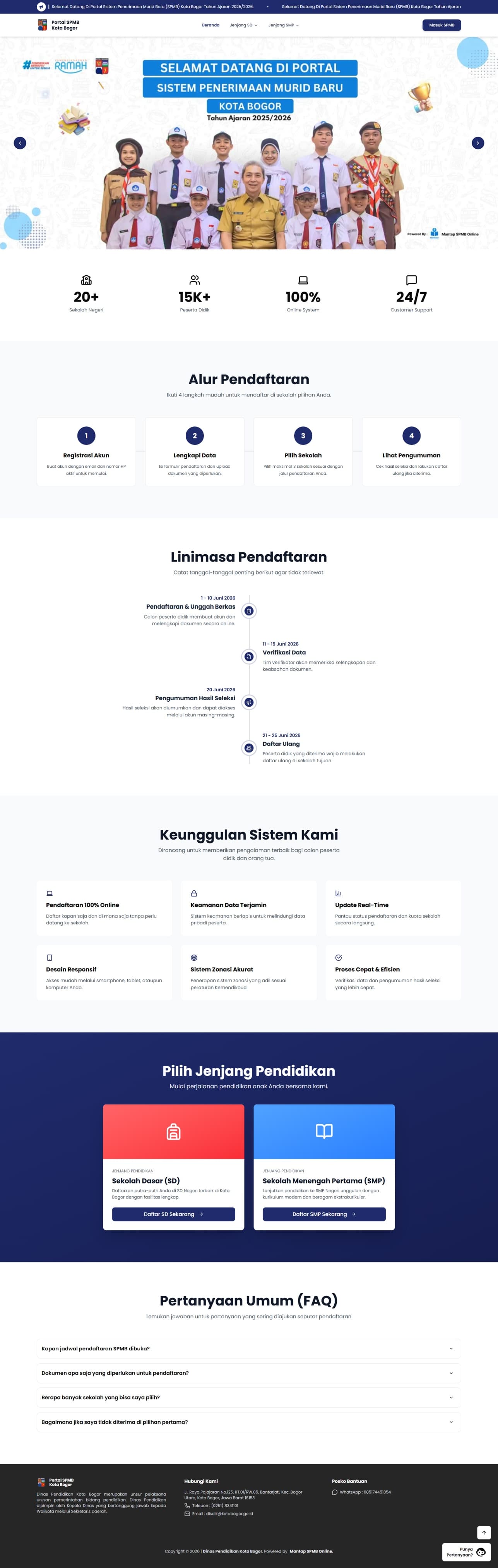 Portal SPMB Kota Bogor 2026